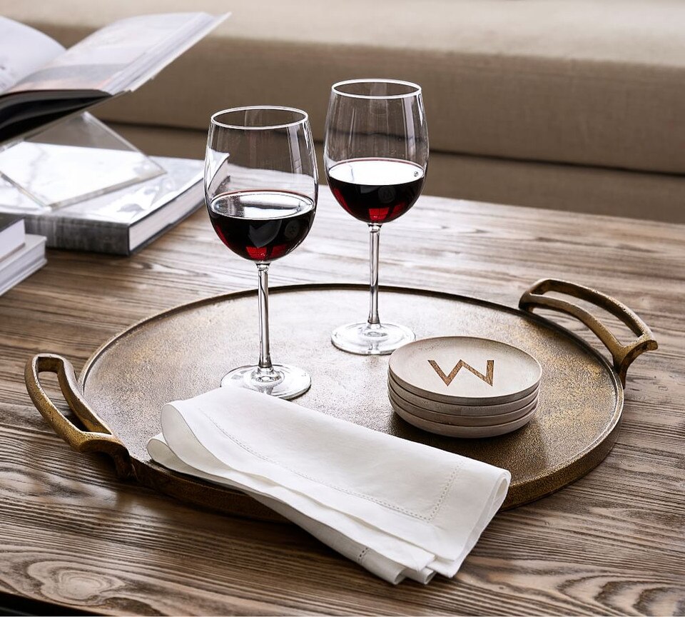 Antiqued Metal Decorative Tray Pottery Barn Australia